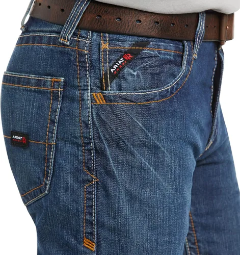 Miniatura 4 de Jeans para hombre Ariat, no Inflamable M5, ajuste entallado, corte recto