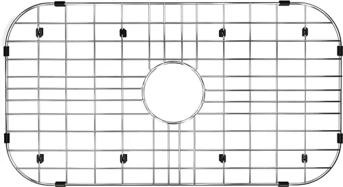 Miniatura 11 de Protector de Fregadero Grande para Fregadero de Cocina, Rejilla de Fregadero de Acero Inoxidable 28.8" X 14.8", Rejilla de Fregadero de Metal
