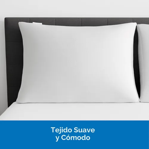 Miniatura 5 de Juego de 4 protectores de almohada AllerEase estándar/Queen - absorben la humedad, protección avanzada contra alergias, poliéster de alta calidad