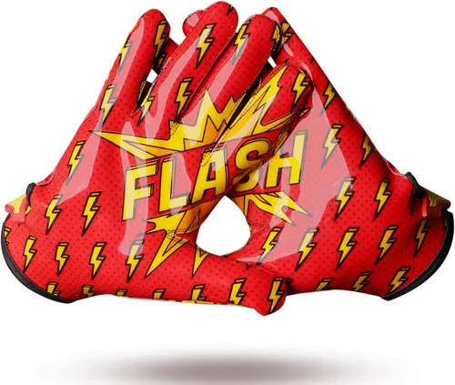 Miniatura 9 de TAQCHA Football Gloves - Tacky Grip, Skin Tight Adult Receiver Gloves - Youth Football Gloves Pro Elite Super Sticky Performance