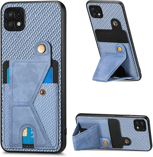 Miniatura 27 de Funda para Xiaomi Poco M5s 4G, Funda para Redmi Note 10 4G / Note 10S 4G / Note 11 SE (India) Funda de cuero PU ranuras para tarjetas Soporte