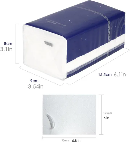 Miniatura 7 de Servilletas faciales suaves, papel higiénico, funda de bolsa, no en caja, tejido facial desechable, papel facial blanco, material de fibra de pulpa