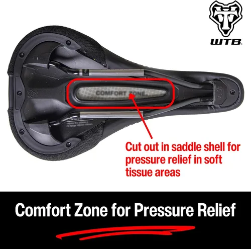 Miniatura 5 de WTB Koda Mountain Bike Seat (Saddle) - Gravel, Trail & Bikepacking (Medium/Wide, 3 Rail Options)