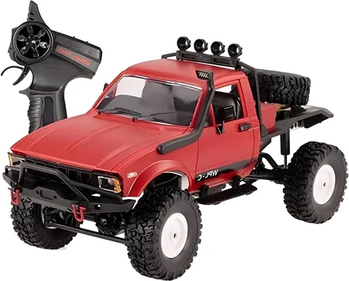 Camión RC a control remoto Rock Crawler todoterreno 1:16 2.4G 2CH 4WD vehículos de carreras todoterreno RC para niños juguete de escalada camión
