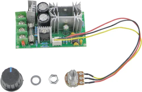 Miniatura 3 de CHANCS Motor de sierra 775 DC 24V 12000RPM Motor de engranaje de doble salida eje taladro Chuck Mini Sierra circular eléctrica DIY
