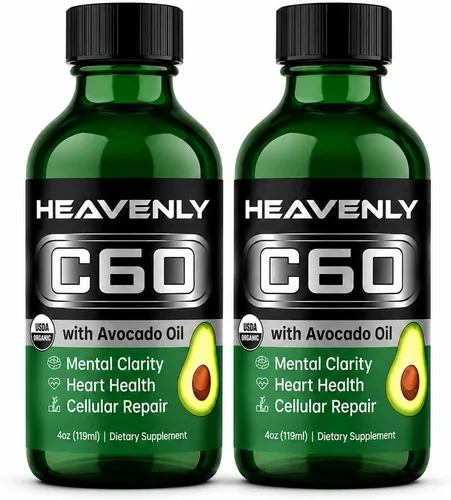 Miniatura 8 de HNP Labs C60 en aceite de aguacate orgánico – Carbono 60 antioxidante apoyo para energía, claridad mental y bienestar diario – 99.99% de fullerenos