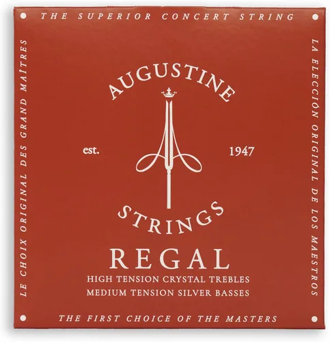 Miniatura 5 de Augustine Cuerdas Clásicas Negras - Juego de cuerdas para guitarra clásica de baja tensión - La cuerda de nailon original - 1 Juego