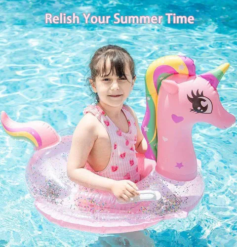 Miniatura 7 de Nuevos flotadores de piscina para bebés de UMBWORLD para niños pequeños de 8 a 48 meses, hasta 44lb, anillo de natación inflable con asiento