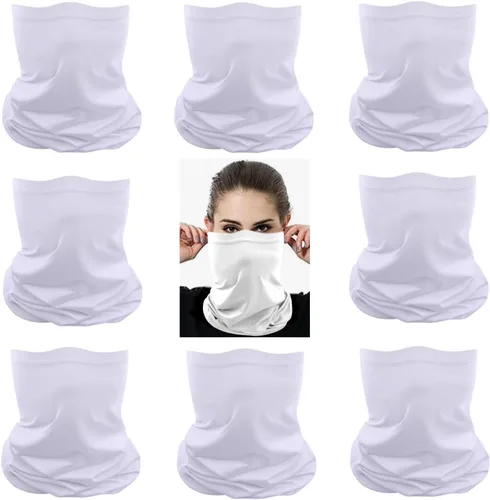 Miniatura 27 de Mascarillas de Polaina para el Cuello, Bufanda en Tubo, Bandanas Sin Costuras, Pañuelos para el Rostro, Cubierta Multiusos para la Cabeza