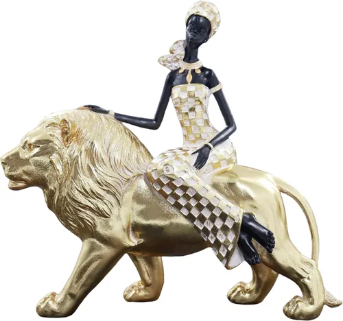 Miniatura 11 de Lescafita Escultura de Elefante Africano Dorado, Exquisita Decoración Animal para el Hogar, con Bandeja de Almacenamiento en la Parte Superior