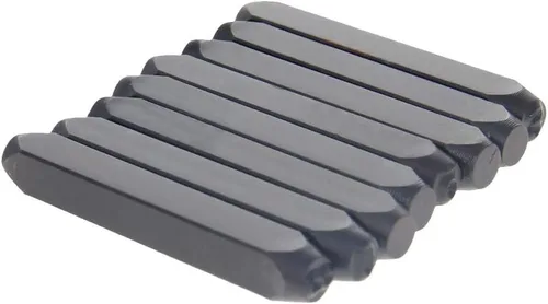 Miniatura 11 de Utoolmart Juego de sellos de metal con números, 0.31 pulgadas, 0.31 pulgadas, digital de 0 a 9, herramientas de punzón de acero y cuero de madera