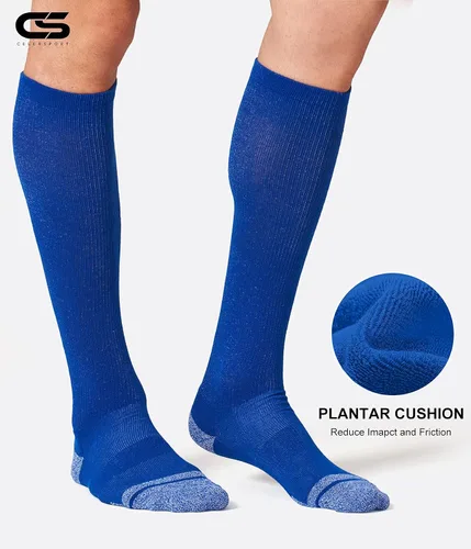 Miniatura 2 de CS CELERSPORT Paquete de 23 calcetines de béisbol y sóftbol para fútbol, hasta la rodilla, sobre la pantorrilla, calcetines deportivos