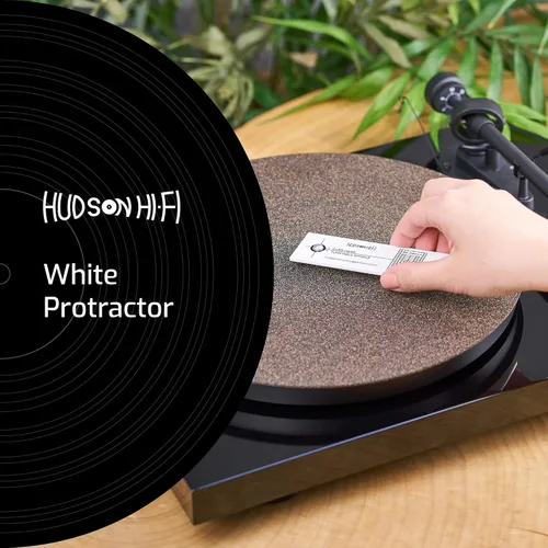 Miniatura 2 de Hudson Hi-Fi Herramienta transportadora de alineación de lápiz óptico con cartucho de fono LP para tocadiscos, alto contraste