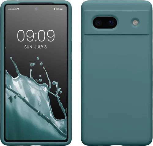 Miniatura 287 de kwmobile Funda Compatible con Google Pixel 6 Pro - Funda de Teléfono de Silicona TPU con Acabado Suave - Azul Caribe