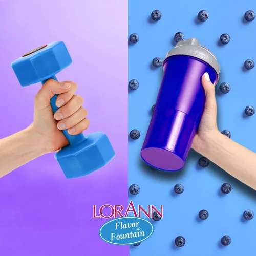 Miniatura 4 de LorAnn Fuente de sabor a arándanos, botella de 4 onzas