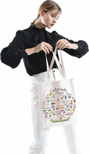 Miniatura 4 de Colorado Welcome Tote Bag - Regalo de viaje con diseño de Colorado