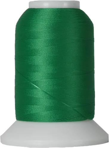 Miniatura 23 de Hilo elástico lanudo de Threadart para serger - Bobinas de 1000 m - Hilo de nailon para traje de baño, lencería, tejidos - Negro - Color 9228