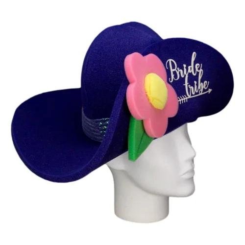 Miniatura 52 de FOAM PARTY HATS: Venezuela Bride Hat - Wedding Party Hat - Hora Loca Hat - Bachelorette Party Hat - Bridal Shower Hat - Wedding Hair Vine Hat