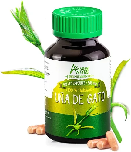 Uña de Gato (Uncaria Tormentosa) Cápsulas l 1000 mg por porción de superalimento l Articulaciones, Partidario de sistemas inmunes y cardiovasculares