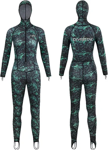 Miniatura 7 de Traje de baño de cuerpo completo para hombres y mujeres, traje de baño de manga larga con protección UV, surf, natación, buceo, esnórquel, trajes