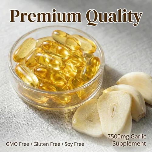 Miniatura 5 de Elare Extracto de Ajo Envejecido 7500mg Sin Olor – 200 Cápsulas Blandas Orgánico, Sin OMG, Sin Gluten Inmunidad Diaria para Adultos (1 unidad)