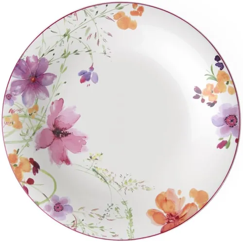 Miniatura 11 de Villeroy & Boch Mariefleur Gris Basic Breakfast - Plato redondo de porcelana premium con una decoración de flores juguetona, apto para lavavajillas