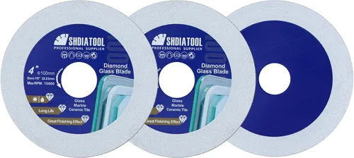Miniatura 7 de SHDIATOOL Disco de corte de diamante de vidrio de 2 pulgadas, rueda de corte ultradelgada para azulejos de cerámica, porcelana y mármol de 50 mm