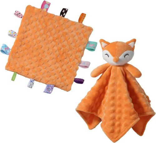Miniatura 24 de CREVENT Mantas de bebé suaves y acogedoras para niños y niñas + manta de seguridad, juego con una bolsa de regalo esenciales para recién nacidos Gris