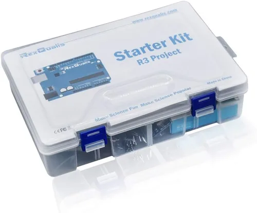 Miniatura 2 de Kit de inicio súper REXQualis basado en Arduino UNO R3 con tutorial y placa controladora compatible con Arduino IDE