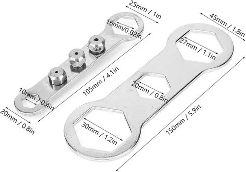 Miniatura 6 de Hilitand Adaptador de pistola remachadora eléctrica Adaptador de pistola de tuerca remachadora Adaptador de pistola remachadora Inserto remachador