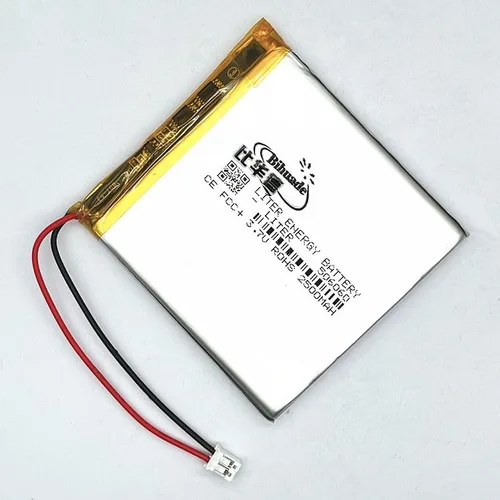 Miniatura 2 de Bihuade 3.7V Lipo Batería 2500mAh 506060 Batería recargable de polímero de iones de litio con conector JST