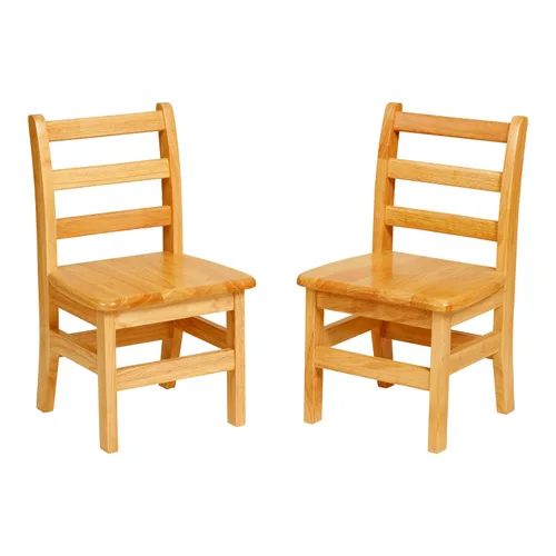 Miniatura 13 de Silla ECR4Kids montada con espalda escalonada de 3 peldaños, Natural, 2
