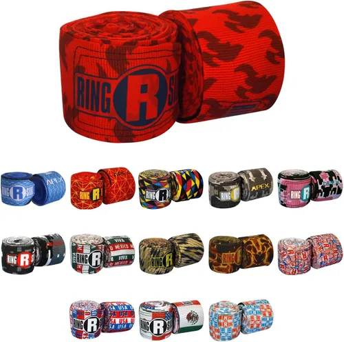 Miniatura 13 de Ringside Apex 180” Boxing Hand Wraps Pair - Durable, Elastic Training Wraps with Hook & Loop Closure, Multi-Color Options, Perfect for MMA, Muay