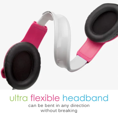 Miniatura 5 de MEE Audio KidJamz - 3 auriculares de escucha segura para niños con limitador de volumen y micrófono integrado, auriculares ajustables en la oreja