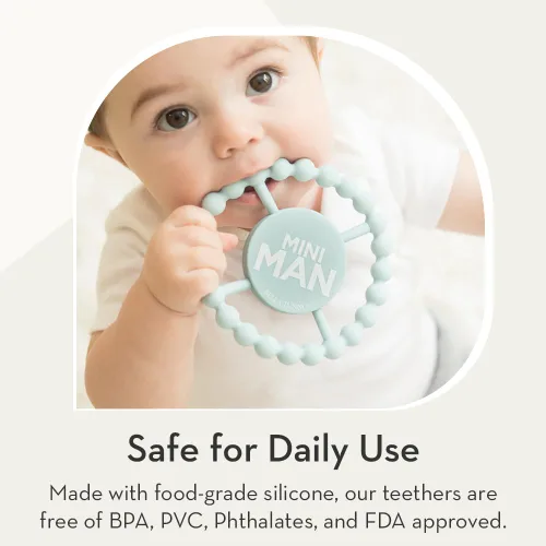 Miniatura 5 de Bella Tunno, mordedores de silicona para bebés de 3 a 6 meses, 6 a 12 meses, juguetes para bebés, chupete, alivio de la dentición, niños, niñas