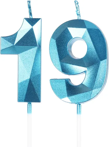 Miniatura 8 de Velas de cumpleaños número 15, velas número 15, velas de feliz cumpleaños de oro rosa para pastel, decoraciones de cobertura de pastel de diseño 3D