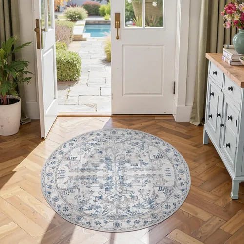 Miniatura 111 de jinchan Lima - Alfombra de pasillo lavable de 2 x 6 pies, antideslizante, de pelo corto, suave, ultrafina, alfombra envejecida para casa de campo