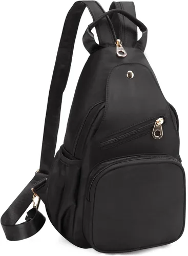 EVANCARY Bolso bandolera pequeño para mujer, resistente al agua, mini mochila cruzada con bolsillo antirrobo, bolsa de hombro convertible para
