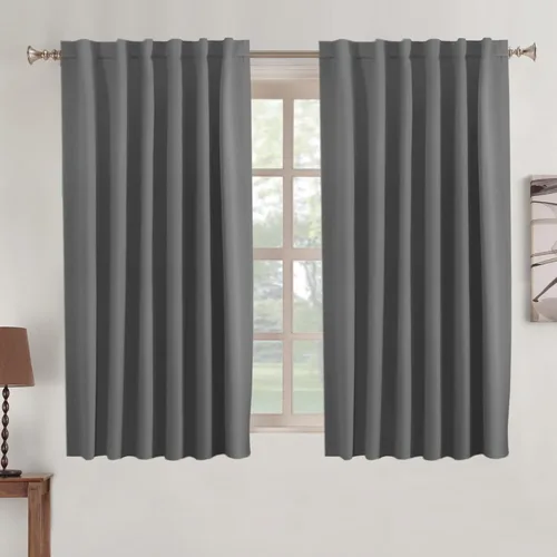Miniatura 104 de Turquoize Cortinas Opacas para Tratamiento de Ventana con Trabillas Traseras para Sala de Estar/Dormitorio, Tratamientos de Ventana con Aislamiento