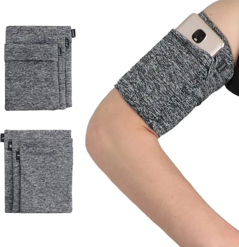 Miniatura 8 de Brazalete pequeño para llaves de teléfono celular, auriculares, Airpod con bolsillo oculto, funda protectora para teléfono, bolsillo