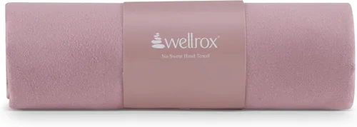 Miniatura 11 de Wellrox Toalla de mano de yoga de microfibra, súper suave, de secado rápido, antideslizante para pilates, gimnasio y entrenamientos