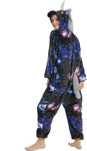 Miniatura 6 de Mameluco de Navidad para adultos, disfraz de unicornio para mujer, pijama de Halloween