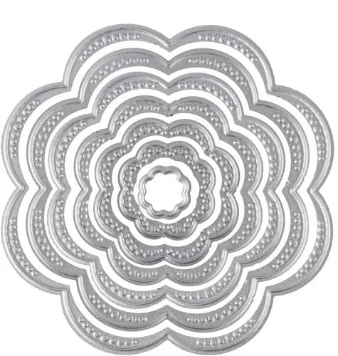 DECORA Plantillas de estampado de troqueles de corte de metal para bricolaje álbum de recortes, álbum de fotos, herramientas decorativas para hacer