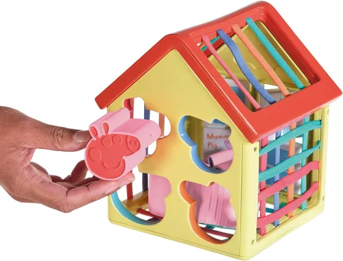 Miniatura 3 de TOMY Toomies Grow with Peppa Pig - Casa de actividades de Peppa - Centro de actividades para niños con clasificación de formas sensoriales