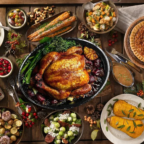 Miniatura 3 de Sartén para asar pavo ovalada esmaltada de 14.6 pulgadas con tapa abovedada, regalo para la madre, cubierta, antiadherente, libre de productos