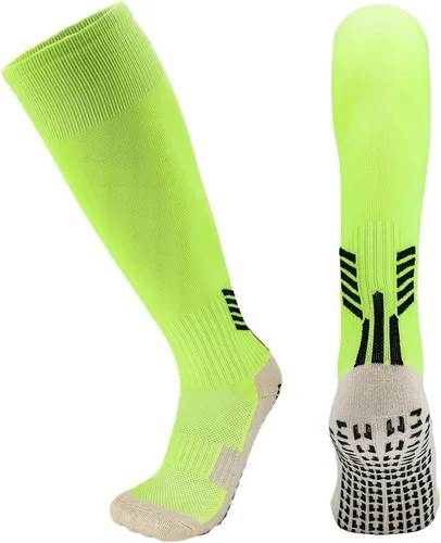 AIMISICAR Calcetines de fútbol antideslizantes almohadillas de agarre antideslizante calcetines deportivos para niños jóvenes y adultos para fútbol