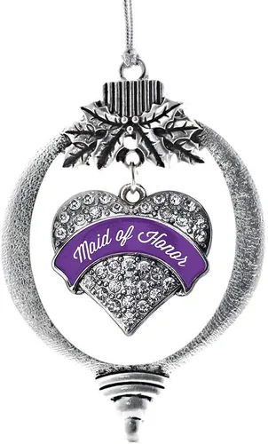 Miniatura 171 de Inspired Silver - Adorno con dije de hermana gemela - Adornos navideños de plata con circonitas cúbicas