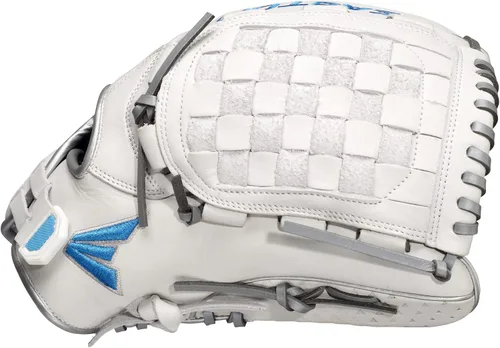 Miniatura 2 de Easton Guantes de sóftbol Ghost NX Fastpitch Tamaños 11.75 a 13 pulgadas Múltiples estilos Tela de cesta Blanco / Azul eléctrico