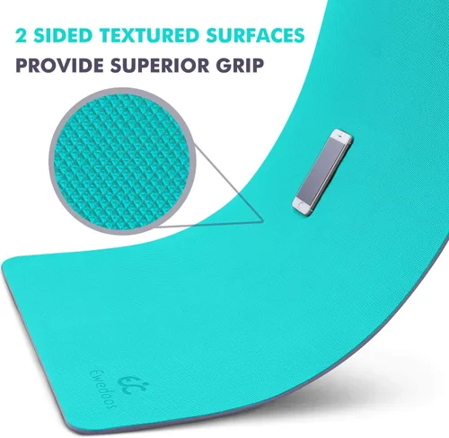 Miniatura 2 de Ewedoos Tapete de yoga antideslizante de elastómero termoplástico, tapete de ejercicio ecológico para yoga, pilates y ejercicio de piso, tapete ACE