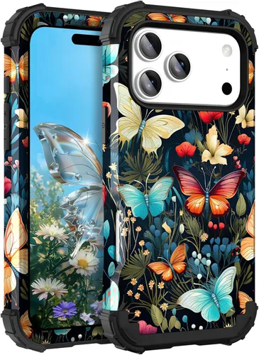 Miniatura 39 de Hocase Funda para iPhone SE 2022/2020, resistente a prueba de golpes, de plástico duro+goma de silicona, funda protectora híbrida para iPhone SE